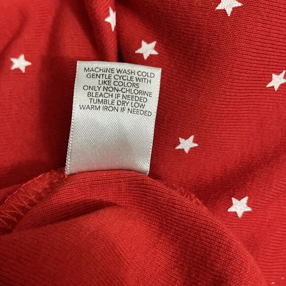 Christopher & Banks Women's XL Red Star Print Sleeveless Cotton Tank Top - Picture 4 of 8